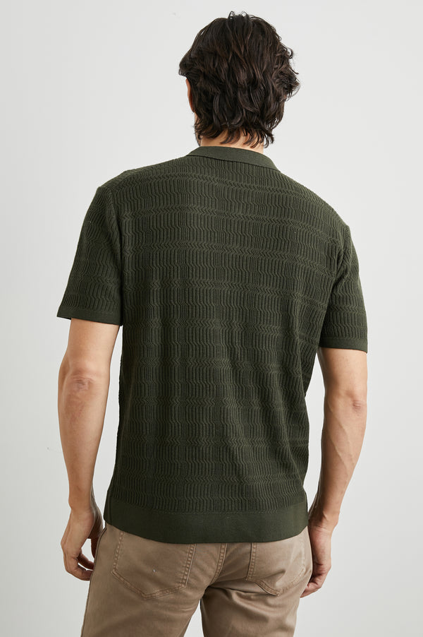 Rails Nathan Polo Shirt Ancient Olive