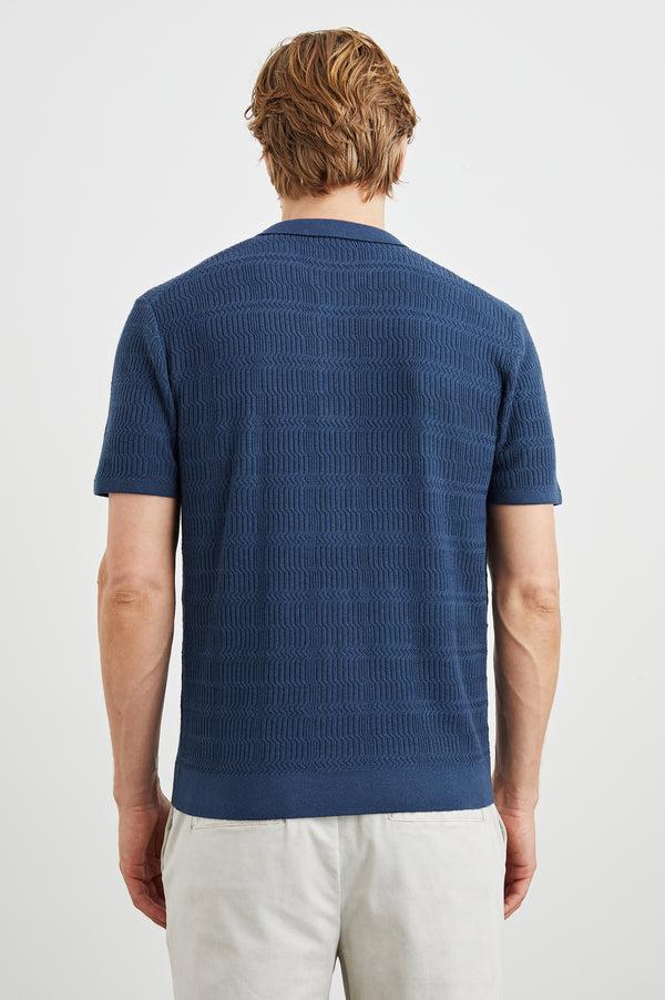 Rails Nathan Polo Shirt Peterson Blue