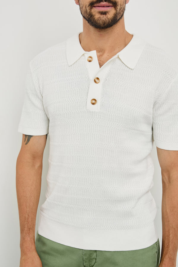 rails Nathan polo shirt White