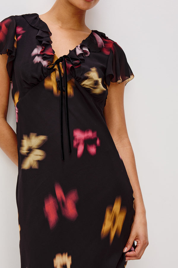 rails Neela dress Onyx Blurred Floral