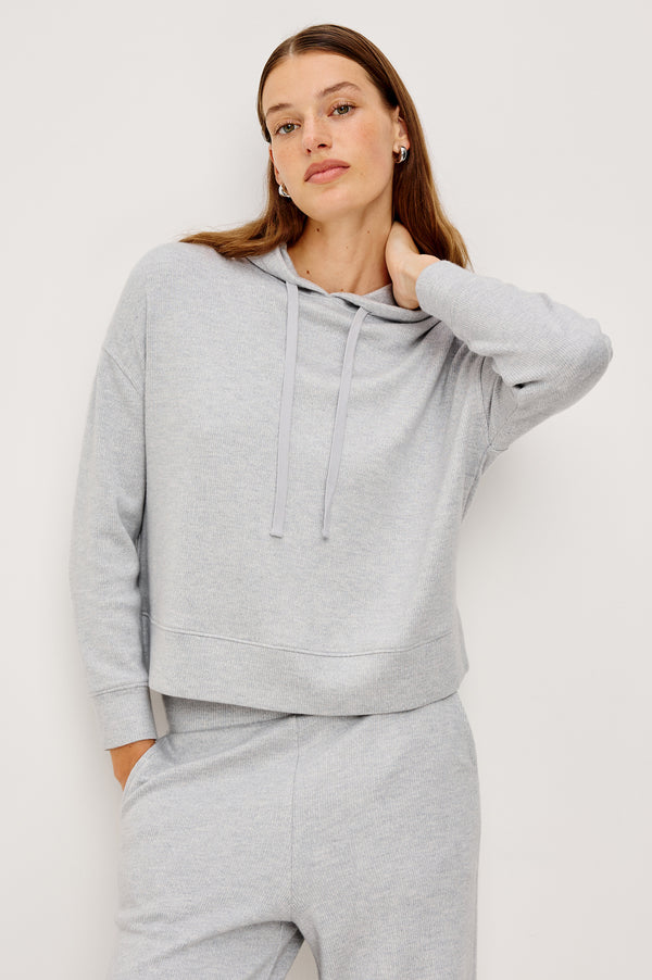 Rails Nico Sweatshirt Heather Grey Brushed