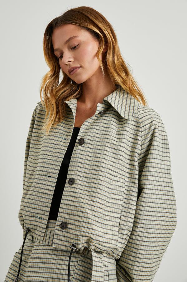 Rails North Jacket Sage Mini Check