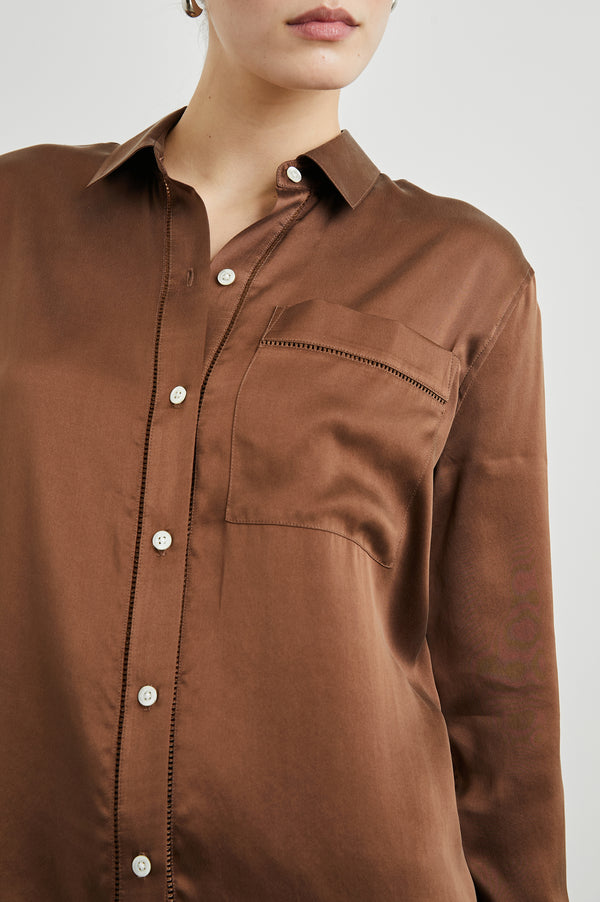 rails Oak shirt Espresso