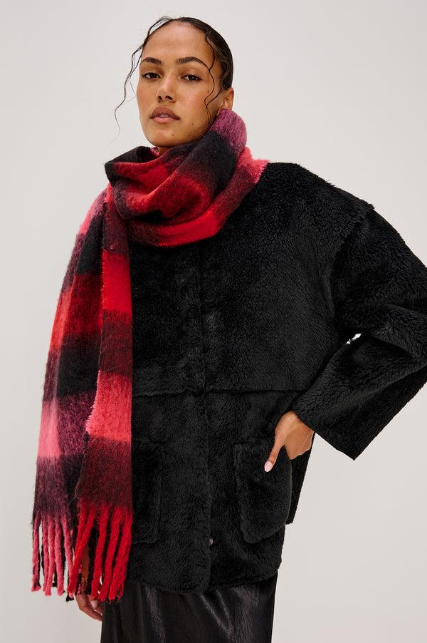 Rails Oslo Scarf Scarlet Onyx Pink