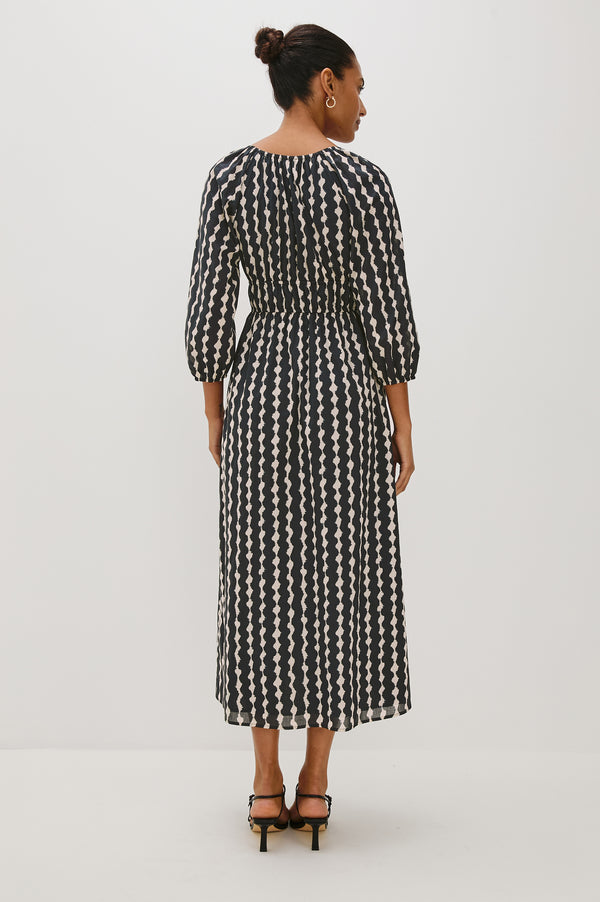 Rails Paio Dress Painted Noir