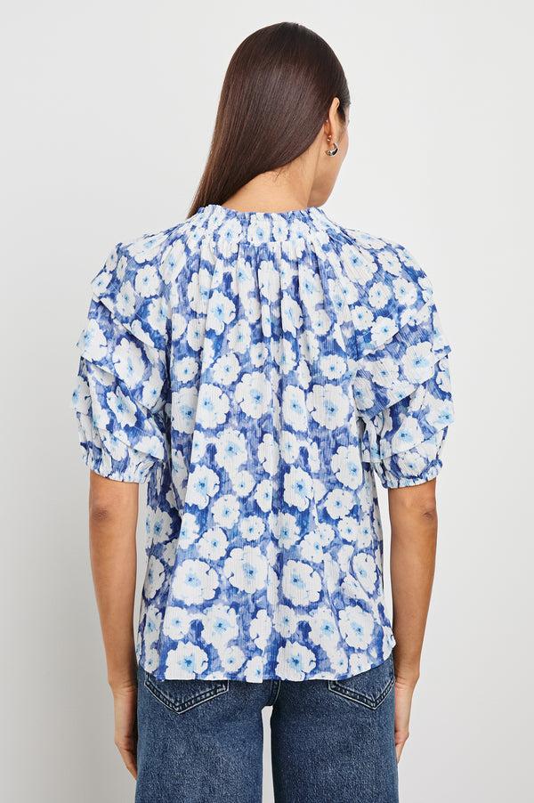 Rails Paris Top Blue Floral