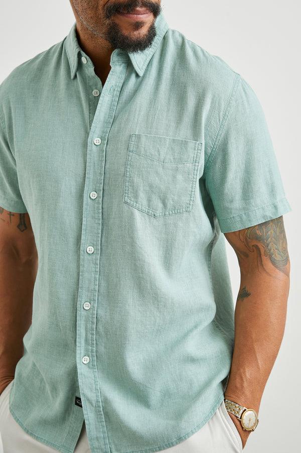 rails Paros shirt Jade