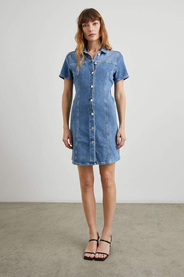 Rails Pasadena Dress Cadet Blue