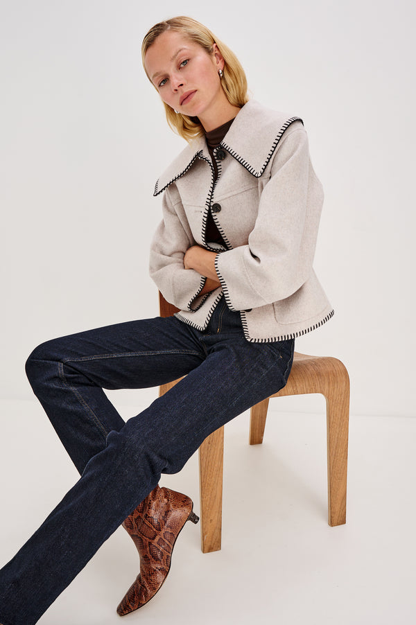 rails Patty jacket Oatmeal