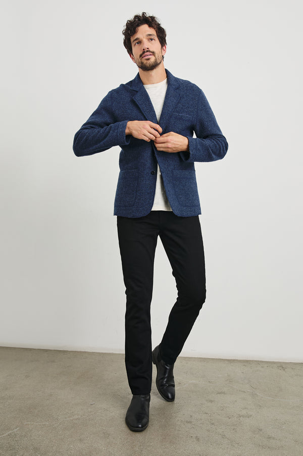 Rails Pierre Blazer Blue Melange