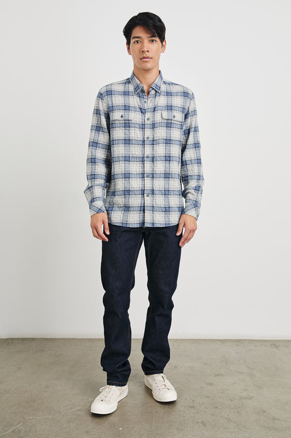 Rails Powell Shirt Paper Iris