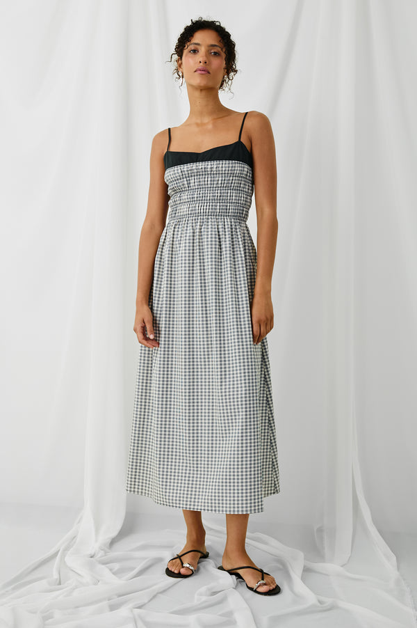 Rails Primrose Dress Ivory Jet Gingham