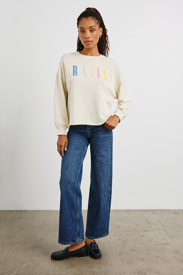 Rails Rails Signature Sweatshirt Ivory