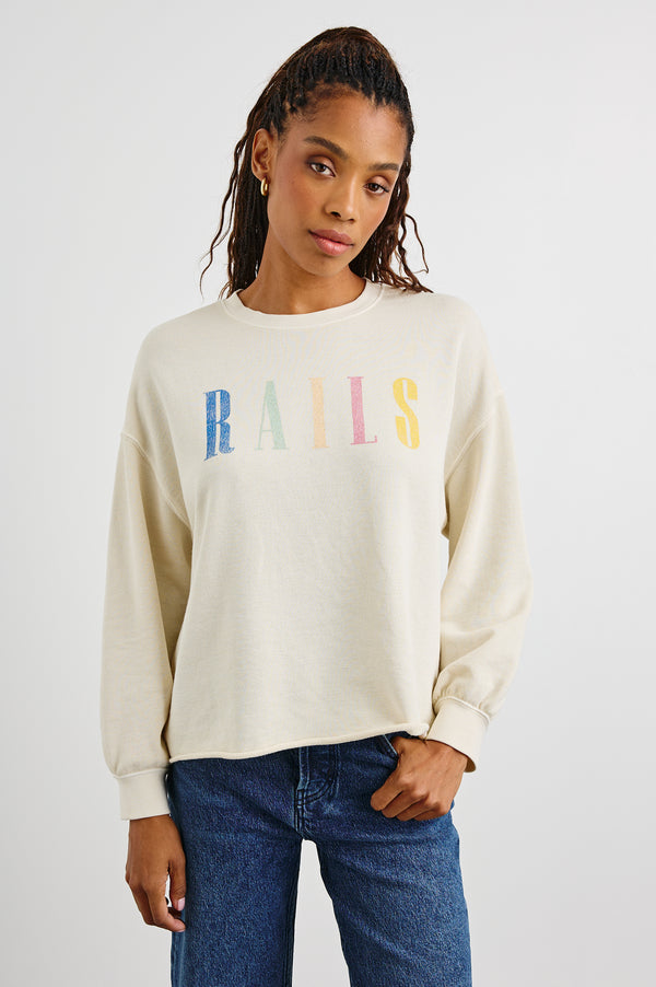 Rails Rails Signature Sweatshirt Ivory