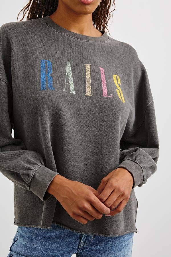 rails Rails signature sweatshirt Vintage Black