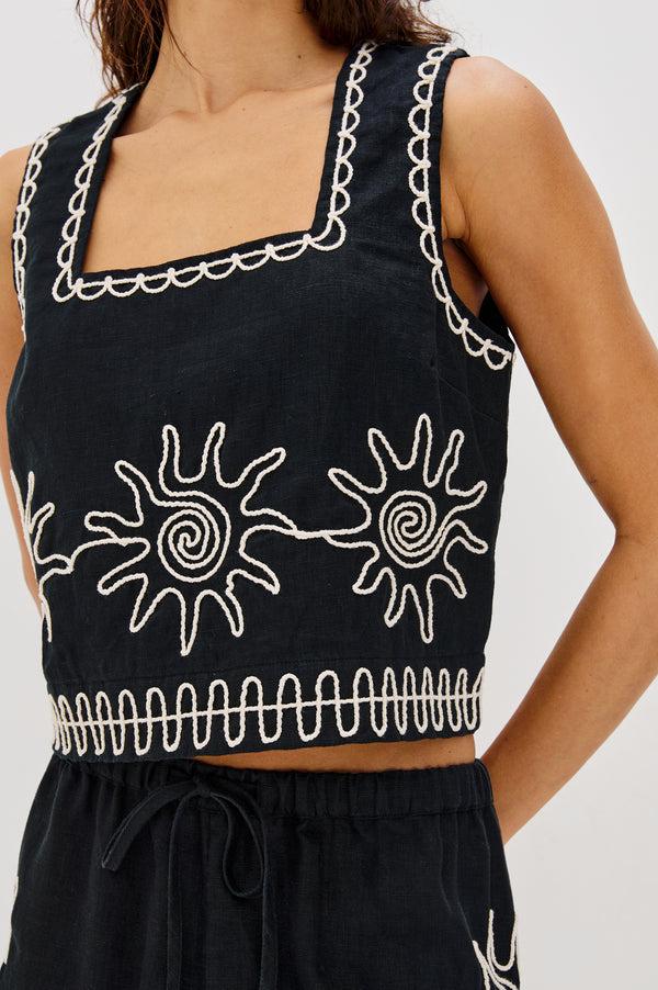 rails Rails x lspace akira top Sun Embroidery