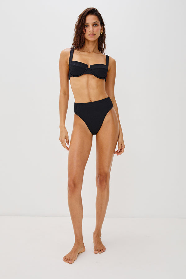 Rails Rails X Lspace Bianca Bikini Top Black
