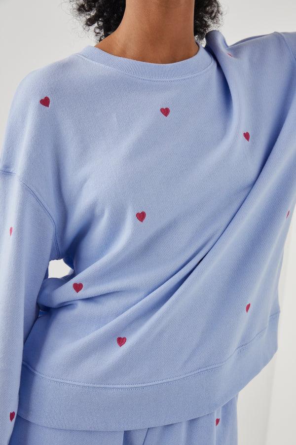 rails Ramona sweatshirt Pink Heart Embroidery