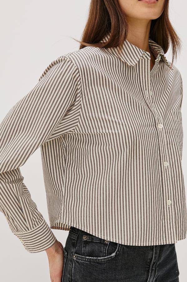 rails Ramy shirt Noir Stripe