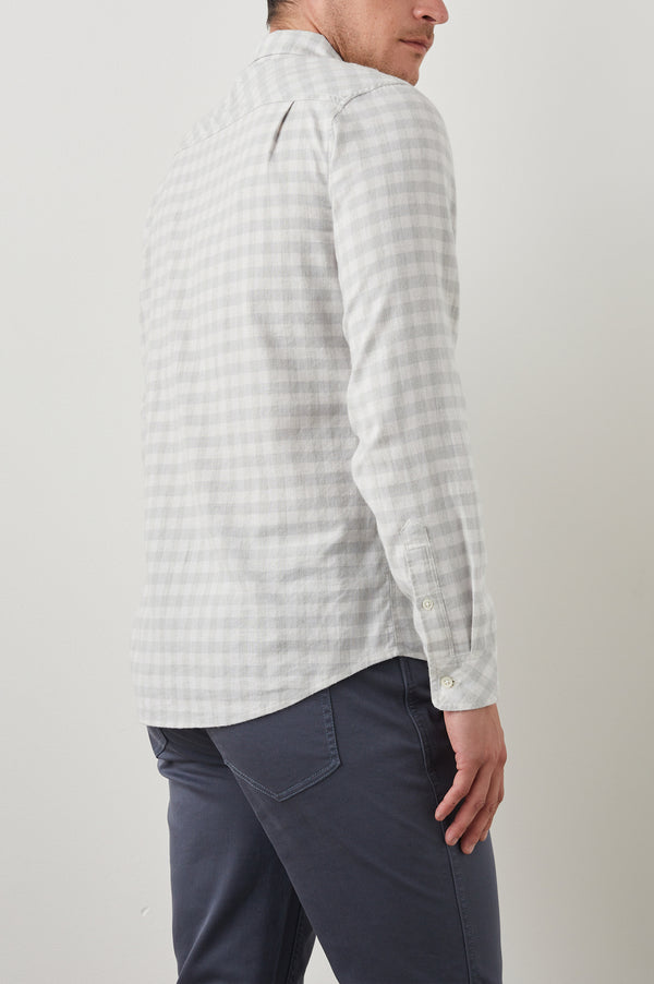 Rails Reid Shirt Alloy White Melange