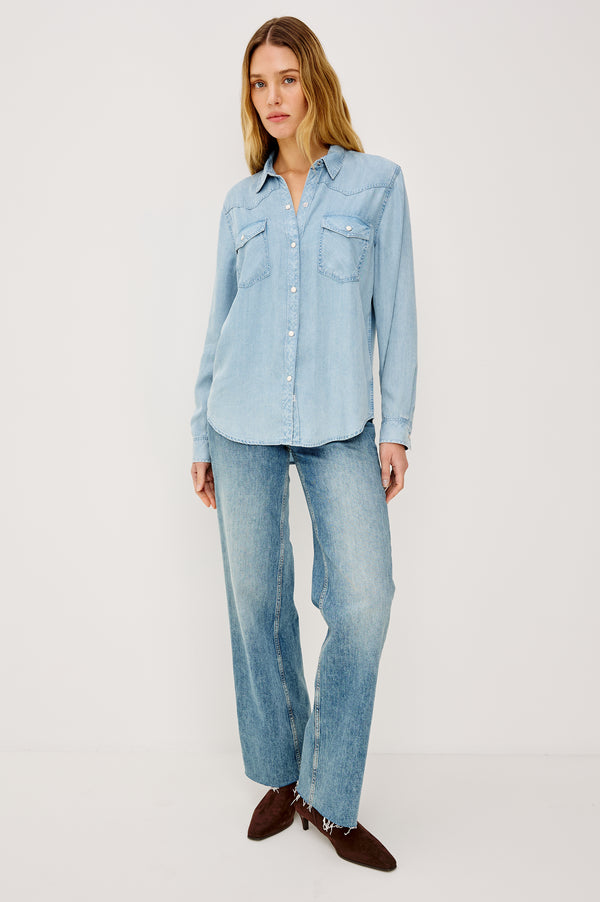 Rails Remi Shirt Medium Indigo