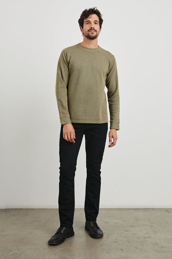 Rails Rheese Long Sleeve Tee Green Olive