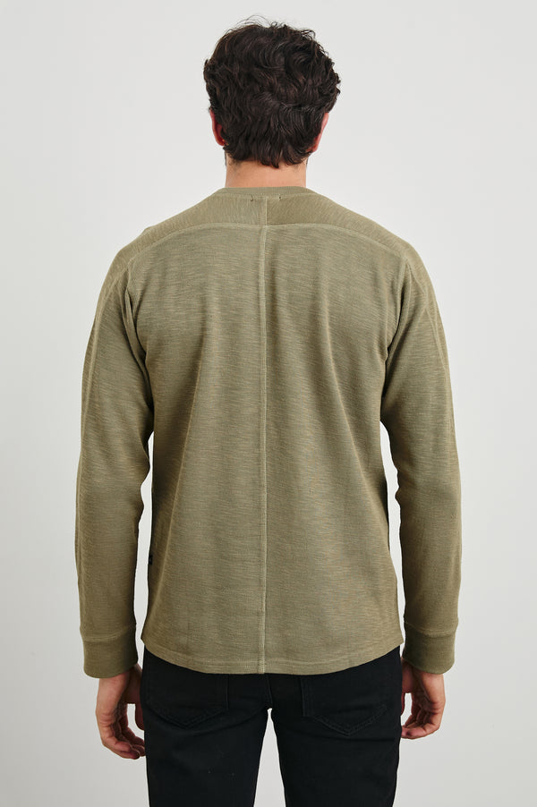 Rails Rheese Long Sleeve Tee Green Olive