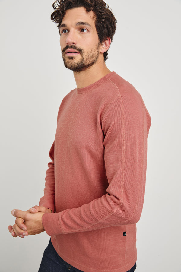 Rails Rheese Long Sleeve Tee Red Brick