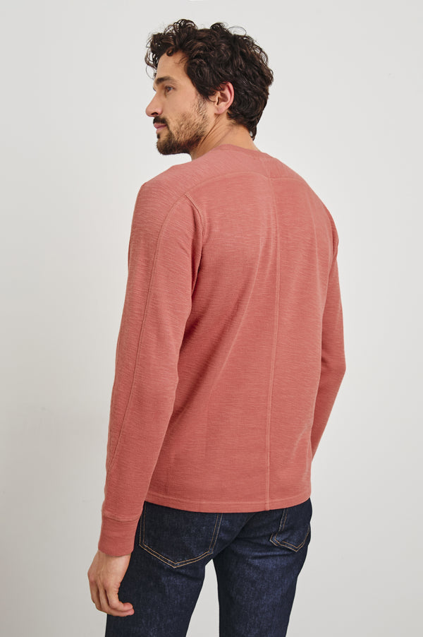 Rails Rheese Long Sleeve Tee Red Brick