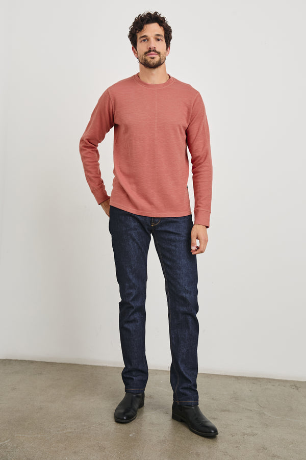 rails Rheese long sleeve tee Red Brick