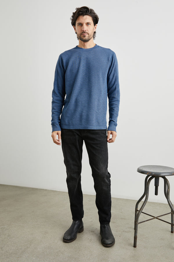 Rails Rheese Long Sleeve Tee Steel