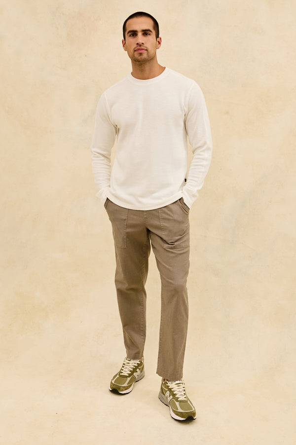 rails Rheese long sleeve tee Whitecap