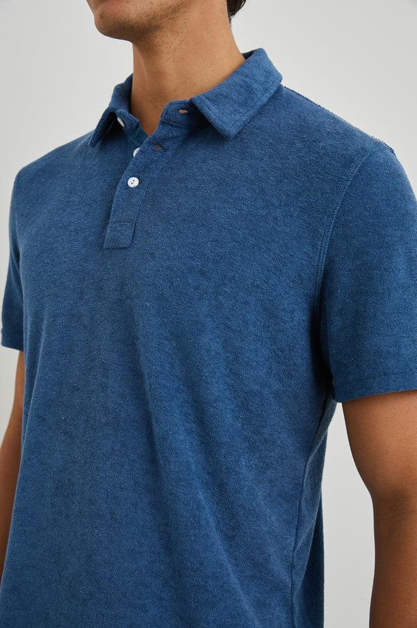 rails Rhen polo shirt Ensign Blue