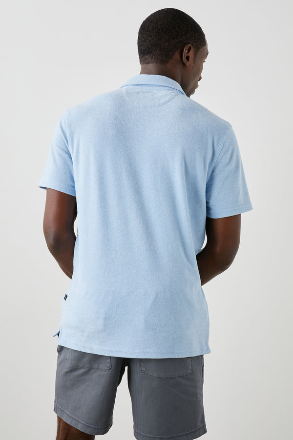 Rails Rhen Polo Shirt Terry Chambray Blue