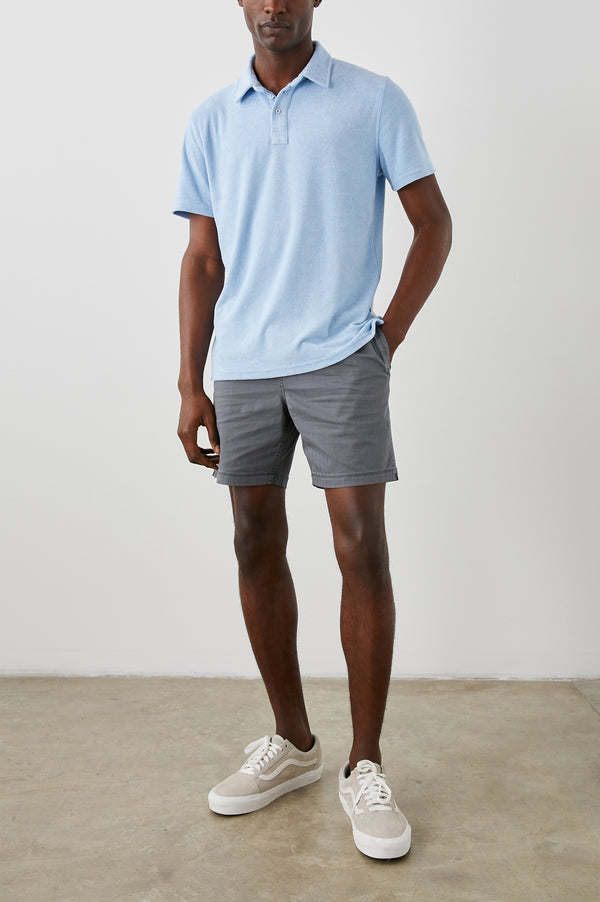 rails Rhen polo shirt Terry Chambray Blue