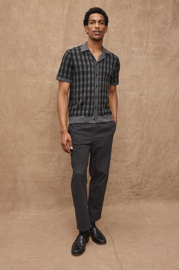 Rails Ronan Shirt Charcoal Black