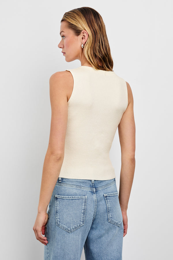 Rails Rosa Vest Ivory