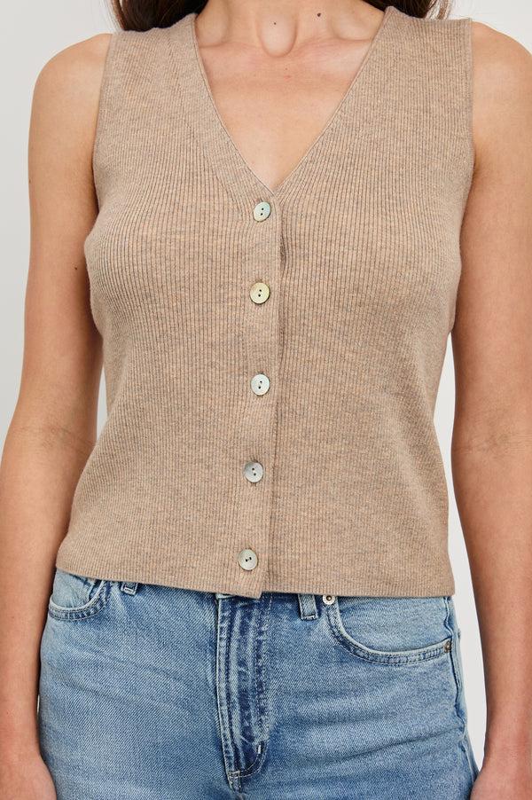 rails Rosa vest Oatmeal