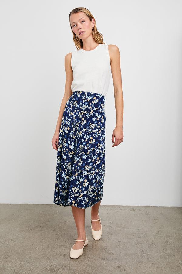 Rails Rosetta Skirt Navy Flora