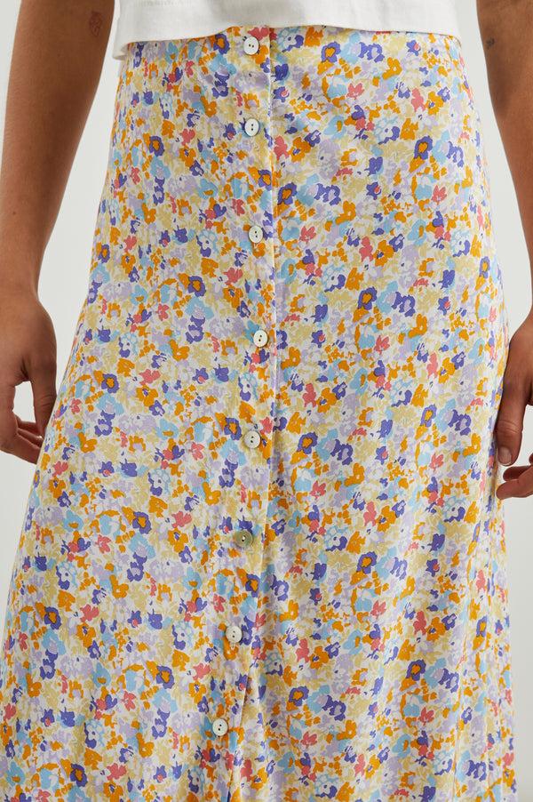 rails Rosetta skirt Papaya Flowers