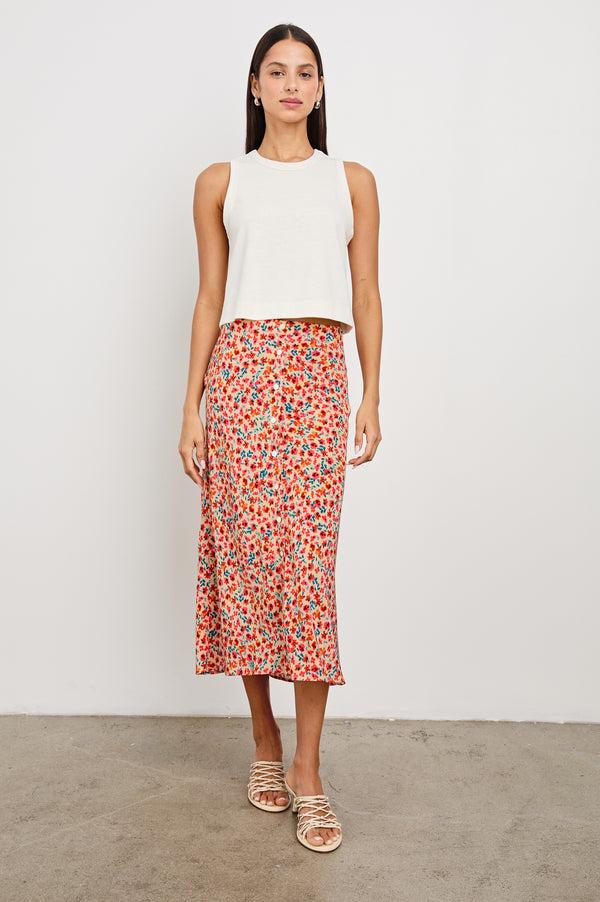 Rails Rosetta Skirt Red Posy