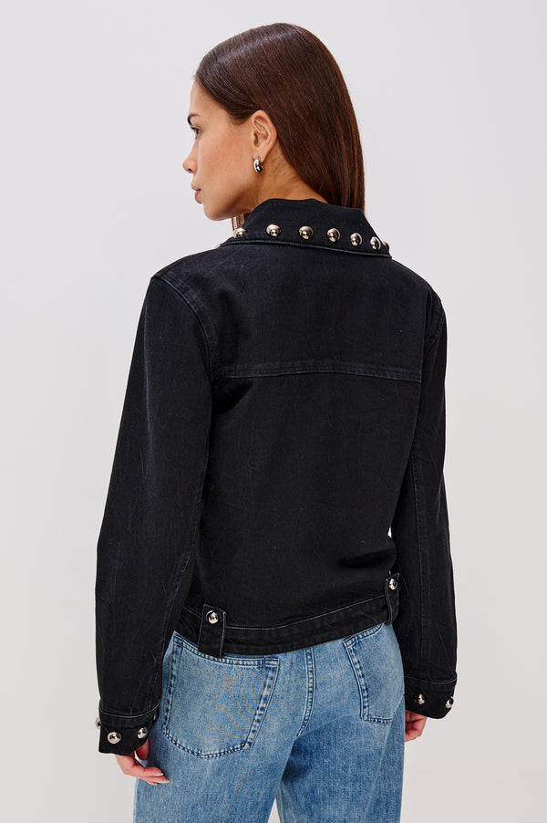 Rails Roxbury Jacket Black Stone Studded