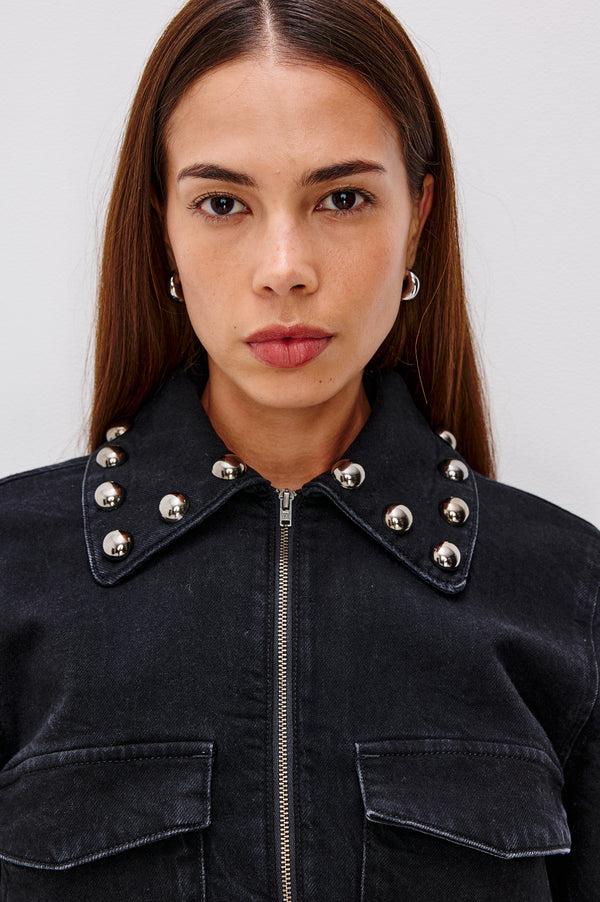 rails Roxbury jacket Black Stone Studded