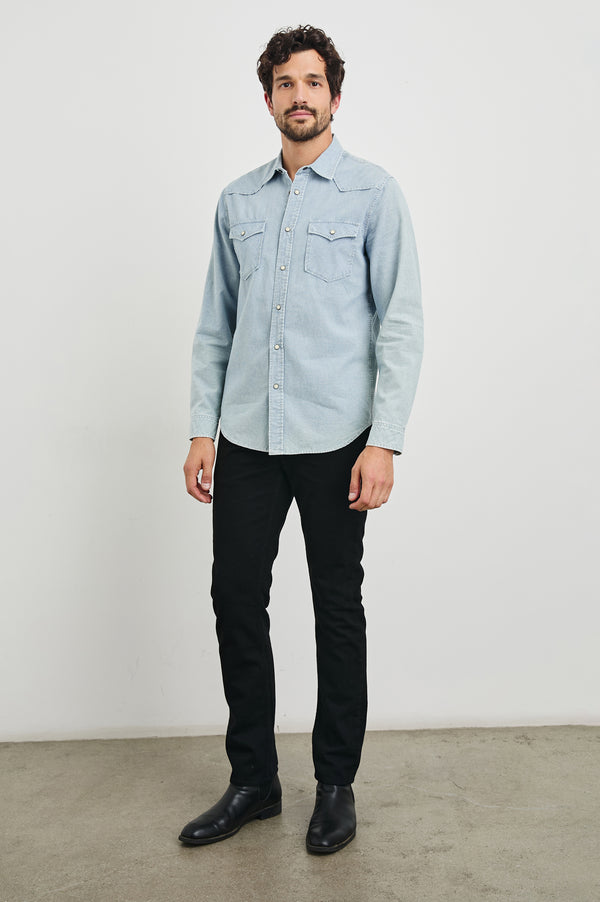 Rails Roy Shirt Sunfaded Indigo