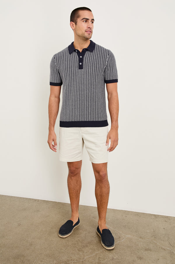 Rails Royce Polo Shirt Navy Grey
