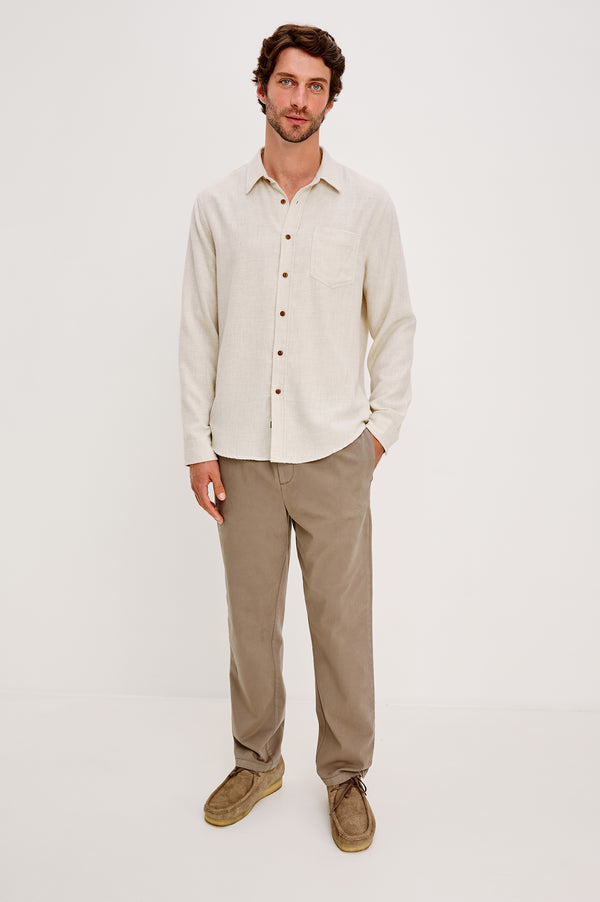 Rails Runson Shirt Cream Heather