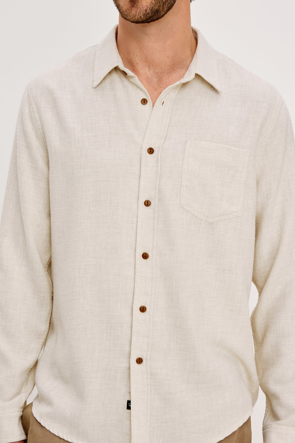 Rails Runson Shirt Cream Heather