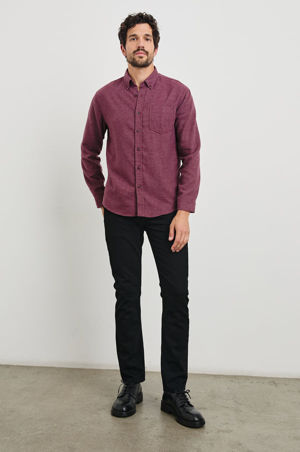 Rails Runson Shirt Currant