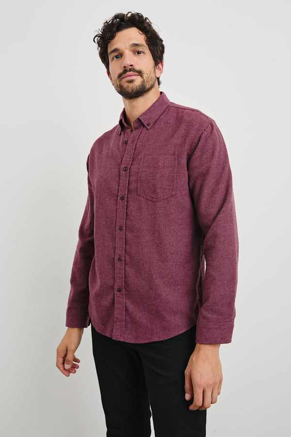 Rails Runson Shirt Currant