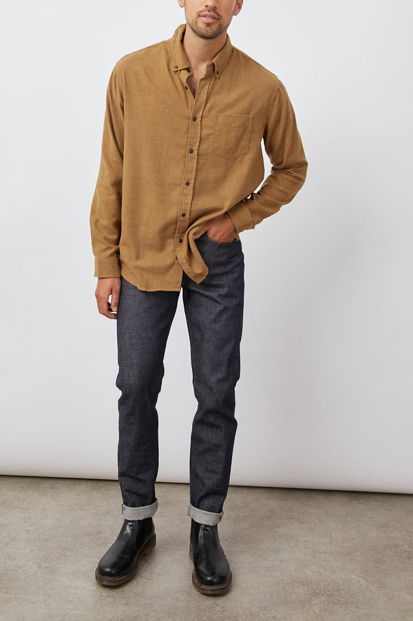 Rails Runson Shirt Golden Rod